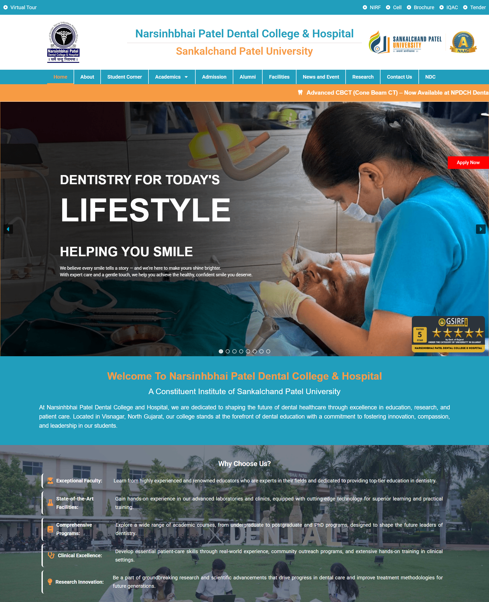 NPDCH College Website